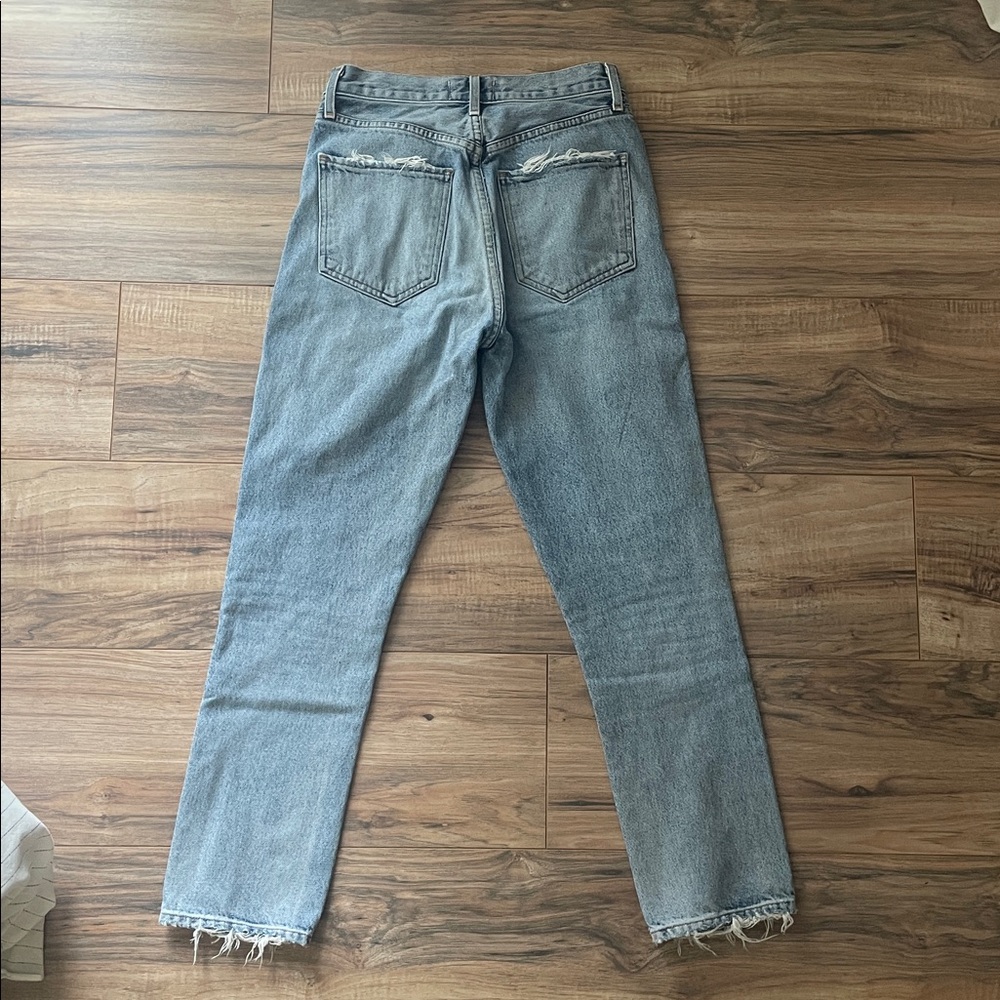 AGOLDE RILEY High Rise Straight Crop Jeans Straight Jeans 24 - Picture 7 of 8